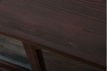 アンティーク家具　和製アンティーク　前面欅材!古い木製の脚付き時代箪笥ローボード