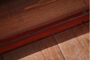 アンティーク家具　和製アンティーク　前面欅材!オープンラックのローボード(テレビボード)