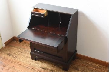 民芸家具　ビンテージ品　モダンなライティングビューロー(1)