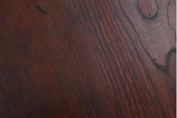 アンティーク家具　和製アンティーク　天板栓材一枚板の小さな角ちゃぶ台