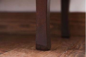 アンティーク家具　和製アンティーク　天板栓材一枚板の小さな角ちゃぶ台