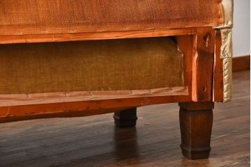 アンティーク家具　アンティーク　ドイツ製　シャビーシックなリクライニングソファ