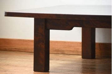 中古　北海道民芸家具　シックでモダンな座卓(定価約14万円)