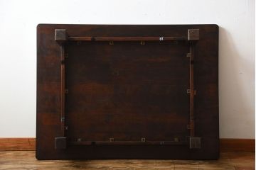 中古　北海道民芸家具　シックでモダンな座卓(定価約14万円)