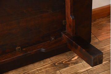 中古　北海道民芸家具　シックでモダンな座卓(定価約14万円)