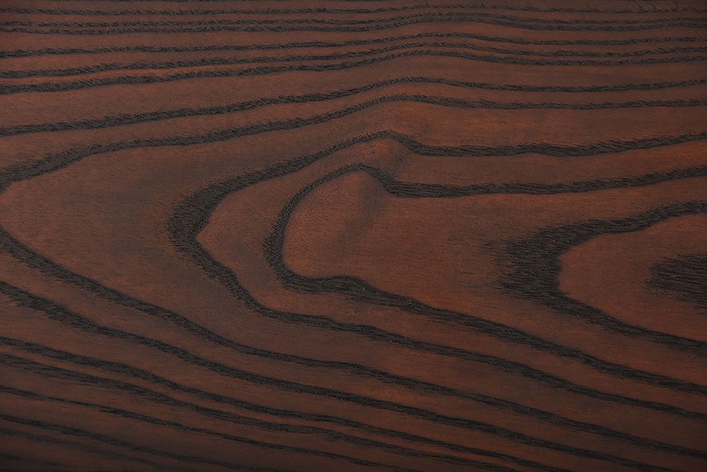 アンティーク家具　アンティーク　シンプルなナラ材のダイニングテーブル