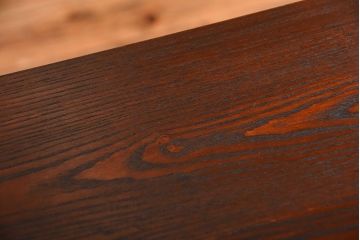 アンティーク家具　アンティーク　シンプルなナラ材のダイニングテーブル