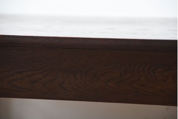 アンティーク家具　アンティーク　シンプルなナラ材のダイニングテーブル