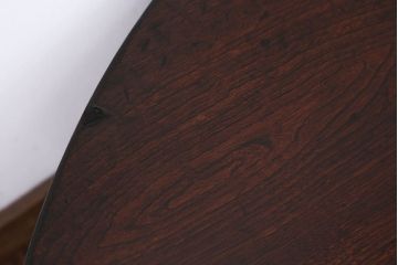 レトロ家具　和製アンティーク　特大サイズ!古い栓材のレトロな丸ちゃぶ台