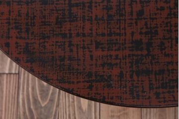 レトロ家具　昭和レトロ　アンティーク丸ちゃぶ台(センターテーブル)