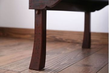レトロ家具　昭和レトロ　アンティーク丸ちゃぶ台(センターテーブル)