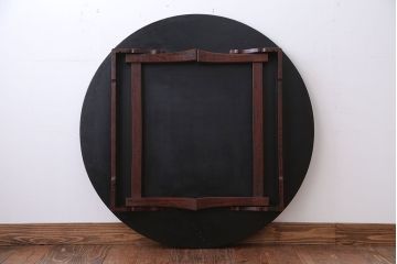 レトロ家具　昭和レトロ　アンティーク丸ちゃぶ台(センターテーブル)