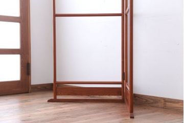 古民具・骨董　和モダンスタイル!古いタモ材のシンプルな衣桁