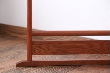 古民具・骨董　和モダンスタイル!古いタモ材のシンプルな衣桁
