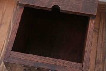アンティーク雑貨　古民具・骨董　総欅材!アンティーク銭箱