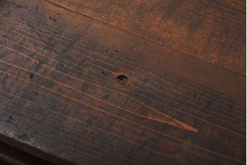 アンティーク家具　和製アンティーク　古い木の3杯引き出し付きローボード(テレビボード)