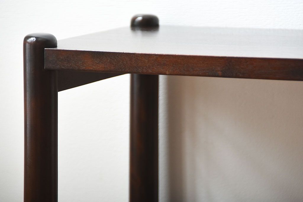 アンティーク雑貨　中古　北海道民芸家具　シンプルでモダンなサイドテーブル