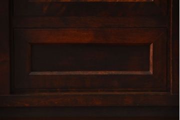 中古　松本民芸家具　シックな脚付きサイドボード(定価約33万円)