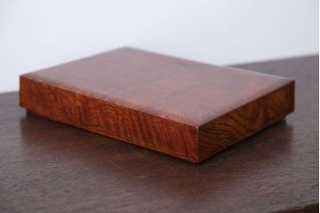 アンティーク雑貨　古民具・骨董　総欅玉杢材!漆塗りが美しい高級文箱