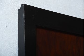 和製アンティーク　色ガラス入り!モダンなガラス帯戸(2)