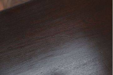 中古　北海道民芸家具　脚折り畳み式座卓