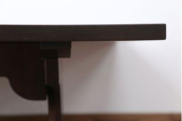 中古　北海道民芸家具　脚折り畳み式座卓