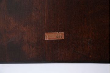 中古　北海道民芸家具　脚折り畳み式座卓