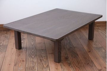 中古　民芸家具　木目の良い高級杉材の座卓(センターテーブル)