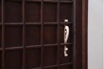 アンティーク家具　和製アンティーク　高級品!上質な格子戸収納戸棚