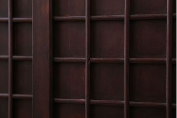 アンティーク家具　和製アンティーク　高級品!上質な格子戸収納戸棚