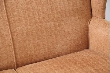 ヴィンテージ家具　イギリスビンテージ　シンプルで上品なウィングバックラブソファ(ウイングバック)