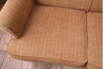 ヴィンテージ家具　イギリスビンテージ　シンプルで上品なウィングバックラブソファ(ウイングバック)