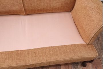 ヴィンテージ家具　イギリスビンテージ　シンプルで上品なウィングバックラブソファ(ウイングバック)