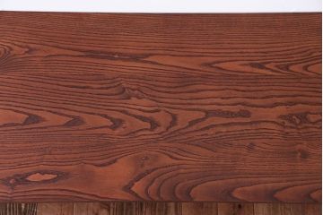 アンティーク家具　アンティーク　ペイント鉄脚の2wayセンターテーブル(座卓・作業台)(1)