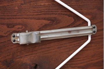 アンティーク家具　アンティーク　ペイント鉄脚の2wayセンターテーブル(座卓・作業台)(1)