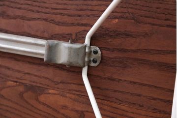 アンティーク家具　アンティーク　ペイント鉄脚の2wayセンターテーブル(座卓・作業台)(1)