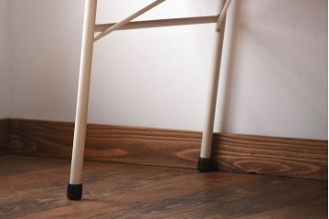 アンティーク家具　アンティーク　ペイント鉄脚の2wayセンターテーブル(座卓・作業台)(2)