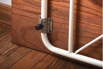 アンティーク家具　アンティーク　ペイント鉄脚の2wayセンターテーブル(座卓・作業台)(2)