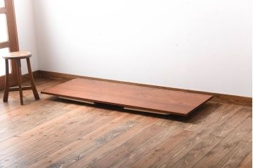 アンティーク家具　アンティーク　ペイント鉄脚の2wayセンターテーブル(座卓・作業台)(2)