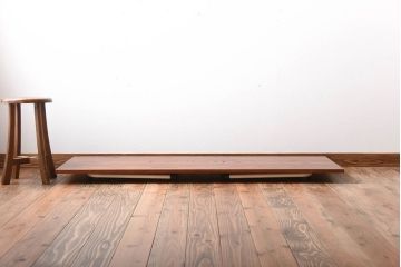 アンティーク家具　アンティーク　ペイント鉄脚の2wayセンターテーブル(座卓・作業台)(2)