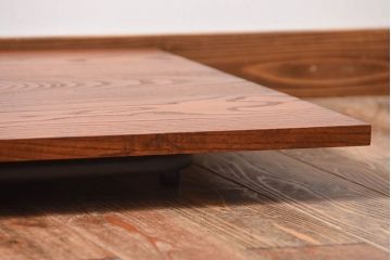 アンティーク家具　アンティーク　シックなペイント鉄脚の2wayセンターテーブル(2)(座卓・作業台)