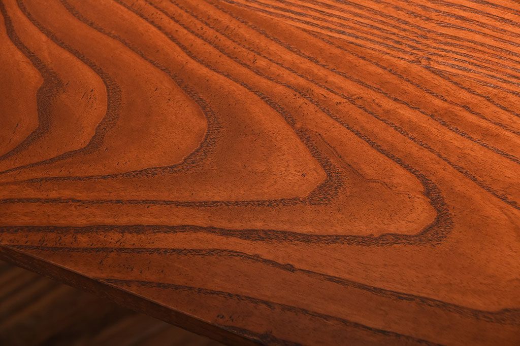 アンティーク家具　アンティーク　くすんだ色味がおしゃれなペイント鉄脚の2wayセンターテーブル(座卓・作業台)(2)