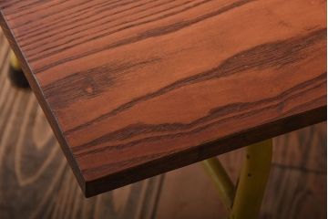 アンティーク家具　アンティーク　くすんだ色味がおしゃれなペイント鉄脚の2wayセンターテーブル(座卓・作業台)(2)