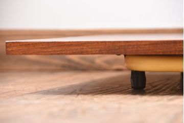 アンティーク家具　アンティーク　くすんだ色味がおしゃれなペイント鉄脚の2wayセンターテーブル(座卓・作業台)(2)