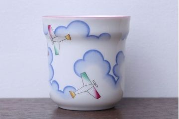 アンティーク雑貨　Richard Ginori(リチャードジノリ)　Gio Ponti(ジオ・ポンティ)　マグカップ　飛行機