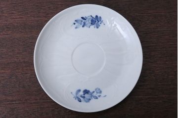 アンティーク雑貨　ロイヤルコペンハーゲン　ブルーフラワーブレイデッド・カップ&ソーサー6客セット