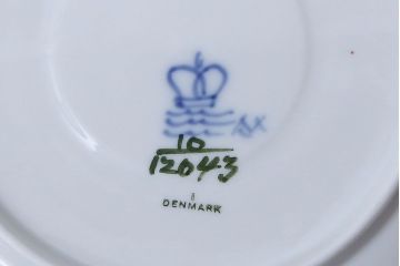 アンティーク雑貨　ロイヤルコペンハーゲン　ブルーフラワーブレイデッド・カップ&ソーサー6客セット