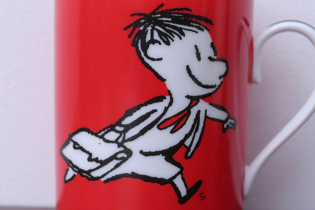 アンティーク雑貨　BERNARDAUD(ベルナルド)・LE PETIT NICOLAS(プチ・ニコラ)　Gian(ジアン)・Oiseaux de paradeis(オアゾ・ドゥ・パラディ)　マグカップ2つセット