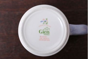 アンティーク雑貨　BERNARDAUD(ベルナルド)・LE PETIT NICOLAS(プチ・ニコラ)　Gian(ジアン)・Oiseaux de paradeis(オアゾ・ドゥ・パラディ)　マグカップ2つセット