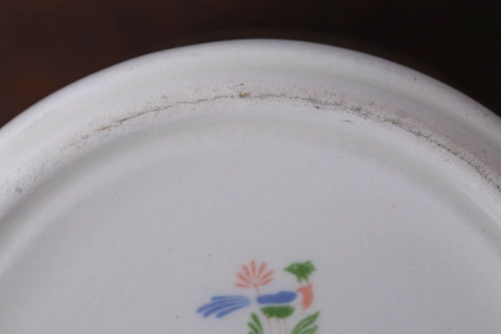 アンティーク雑貨　BERNARDAUD(ベルナルド)・LE PETIT NICOLAS(プチ・ニコラ)　Gian(ジアン)・Oiseaux de paradeis(オアゾ・ドゥ・パラディ)　マグカップ2つセット